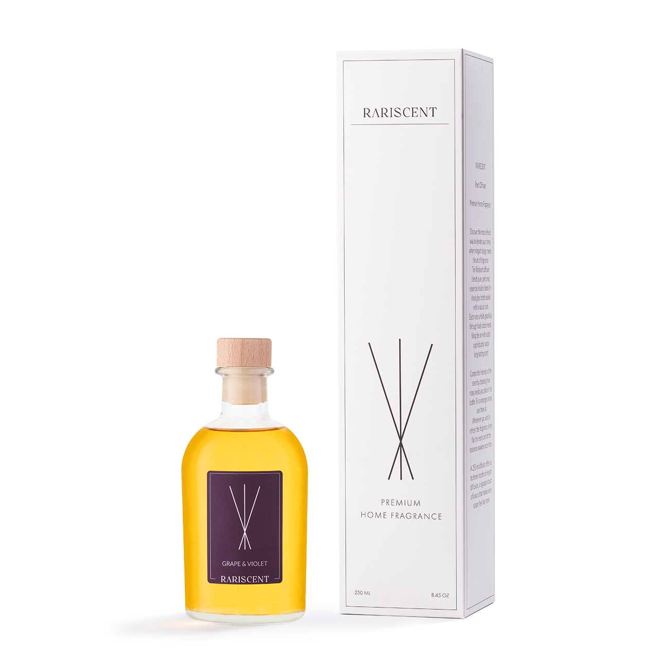 Odorizant De Camera Cu Betisoare Rariscent Grape & Violet, 250 ml