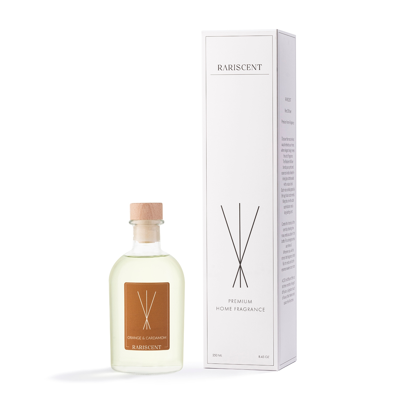 Odorizant De Camera Cu Betisoare Rariscent Orange & Cardamom, 250 ml